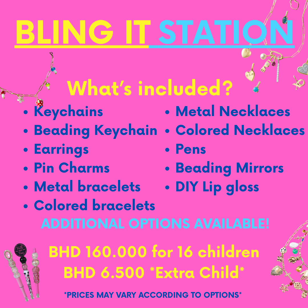 BLING IT STATION - Party Package
