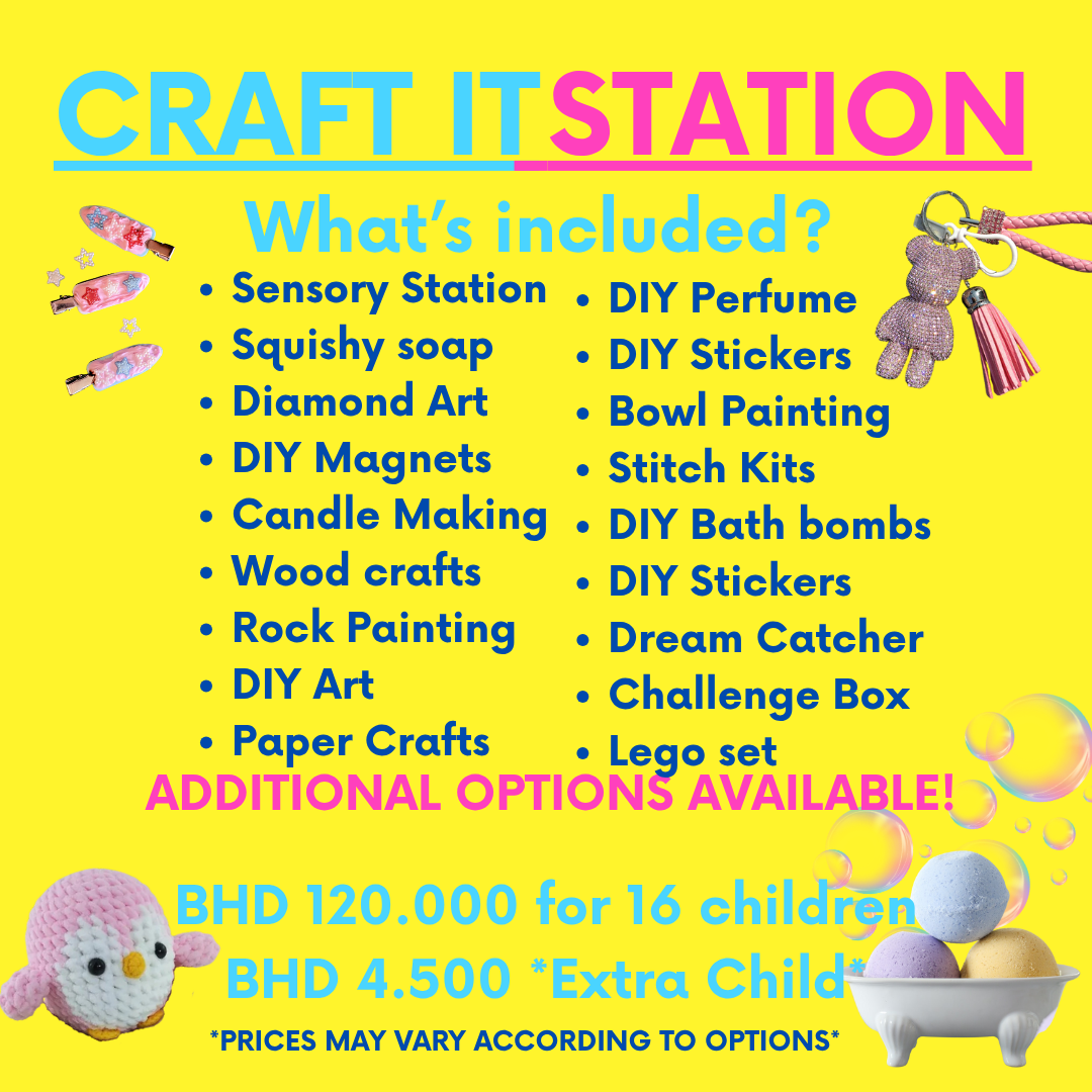 CRAFT IT STATION - Party Package