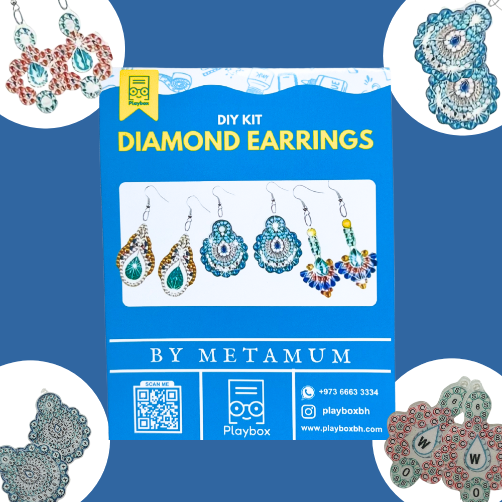 DIY Diamond Earrings Kit - Create Your Own Handmade Jewelry