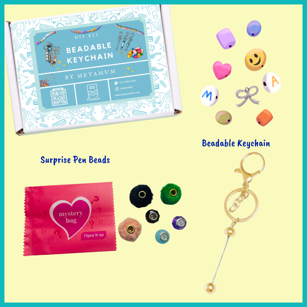 DIY Beadable Keychain Kit