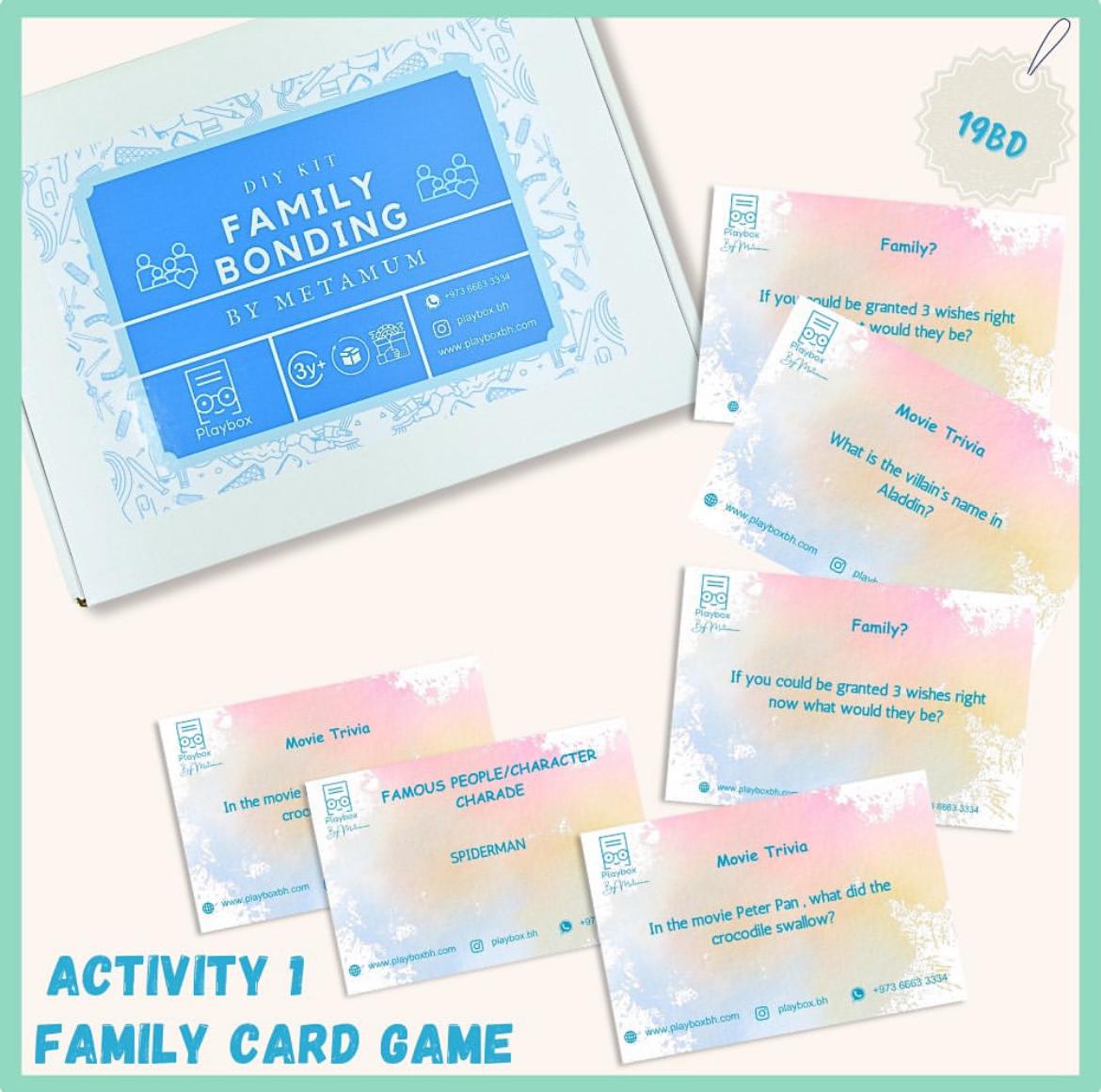Family Time DIY Kit - Fun Family Activities for Strengthening Bonds