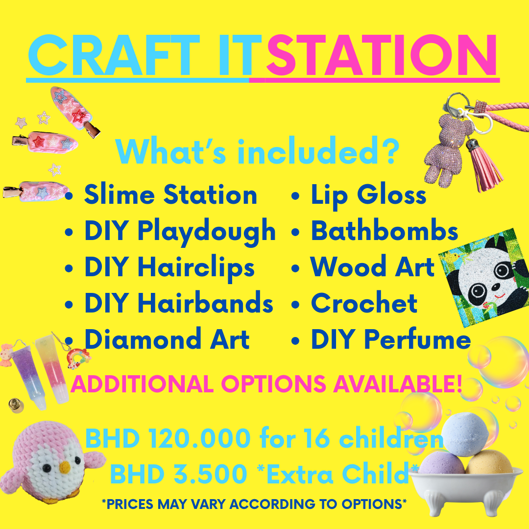 CRAFT IT STATION - Party Package