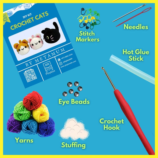 Crochet Cat DIY Kit