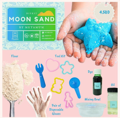 DIY Moon Sand Kit - Soft, Mess-Free Sensory Play for Kids & Toddlers