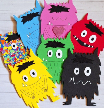 DIY Monster Magnet Craft Kit - Fun & Easy Arts and Crafts for Kids