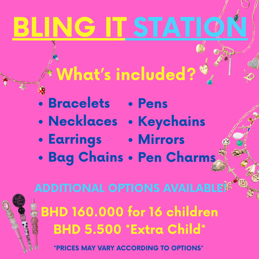 BLING IT STATION - Party Package